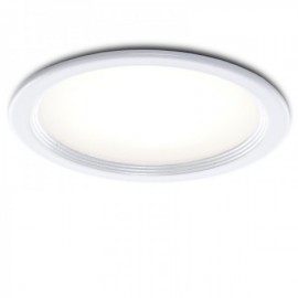 LED Downlight 76mm 3W 270lm Quadro, Armação Branco 30000H Branco - PCE-DL3W-W-W - 8435402547228