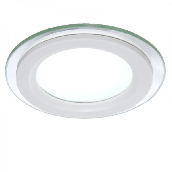 LED Downlight Circular Com Vidro 95mm 6W 450lm 30000H Branco - GR-MB01-6W-O-W - 8435402548492