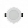 LED Downlight Circular Com Vidro 95mm 6W 450lm 30000H Branco Quente - GR-MB01-6W-O-WW - 8435402548492