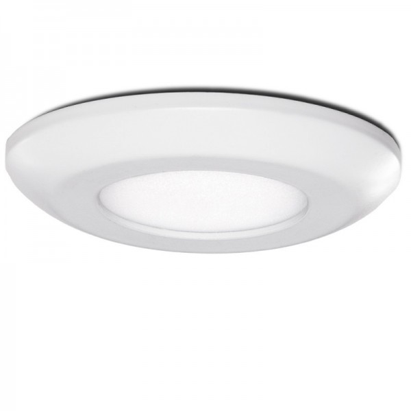 LED Downlight Slimline Circular Style 80mm 3W 230lm 30000H Branco - GR-RD-NP-01-W - 8435402550105