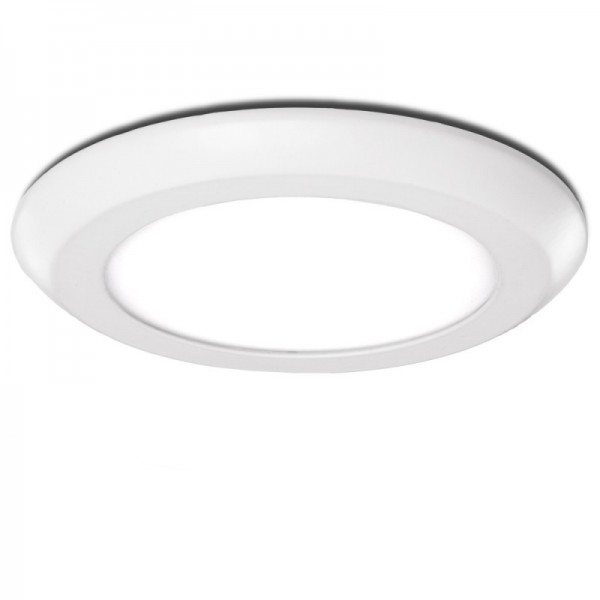 LED Downlight Slimline Circular Style 108 mm 6W 470lm 30000H Branco - GR-RD-NP-05-W - 8435402550136