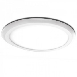 LED Downlight Slimline Circular Style 145mm 12W 930lm 30000H Branco - GR-RD-NP-09-W - 8435402550167