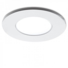 Downlight LED IP54 WC e Cozinhas 5W 350lm 25000H Branco - RU-1710-W - 8435402590590