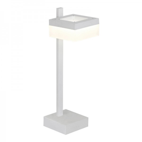 Candeeiro de Mesa Cubo LED 12W 840Lm Metal Acrílico - MLP-159 - 8445152031908