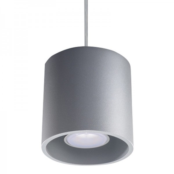 Luminária Suspensa ORBIS Cinzento IP20 Cabo Ajustável 1x GU10 Sem Lâmpada - SOL-SL.0052 - 8445152079153