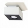 Luminária de Teto MONO Branco/Preto IP20 1x GU10 Sem Lâmpada - SOL-SL.0066 - 8445152080609