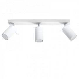 Luminária de Teto RING Branco IP20 Abajur Orientável 3x GU10 Sem Lâmpada - SOL-SL.0089 - 8445152081293