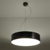 Luminária Suspensa Areia Preto IP20 Cabo Ajustável 3x E27 Sem Lâmpada - SOL-SL.0118 - 8445152077920