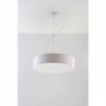 Luminária Suspensa Areia Branco IP20 Cabo Ajustável 3x E27 Sem Lâmpada - SOL-SL.0120 - 8445152077906