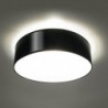 Luminária de Teto Areia Preto IP20 2x E27 Sem Lâmpada - SOL-SL.0121 - 8445152079757