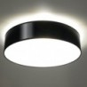 Luminária de Teto Areia Preto IP20 3x E27 Sem Lâmpada - SOL-SL.0124 - 8445152079764