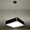 Luminária Suspensa HORUS Preto IP20 Cabo Ajustável 2x E27 Sem Lâmpada - SOL-SL.0130 - 8445152078729