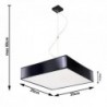 Luminária Suspensa HORUS Preto IP20 Cabo Ajustável 2x E27 Sem Lâmpada - SOL-SL.0130 - 8445152078729