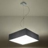 Luminária Suspensa HORUS Prata IP20 Cabo Ajustável 2x E27 Sem Lâmpada - SOL-SL.0131 - 8445152078743