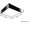 Luminária de Teto HORUS Preto IP20 2x E27 Sem Lâmpada - SOL-SL.0136 - 8445152080197