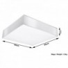 Luminária de Teto HORUS Branco IP20 3x E27 Sem Lâmpada - SOL-SL.0141 - 8445152080180