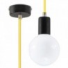 Luminária Suspensa EDISON Amarelo IP20 Cabo Ajustável 1x E27 Sem Lâmpada - SOL-SL.0153 - 8445152078446