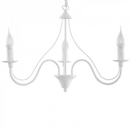 Luminária Suspensa MINERWA Branco IP20 3x E14 Sem Lâmpada - SOL-SL.0213 - 8445152079030