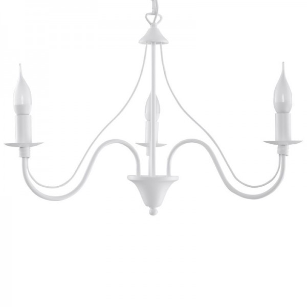 Luminária Suspensa MINERWA Branco IP20 3x E14 Sem Lâmpada - SOL-SL.0213 - 8445152079030