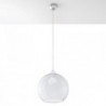 Luminária Suspensa BALL Transparente/Cromado IP20 Cabo Ajustável 1x E27 Sem Lâmpada - SOL-SL.0248 - 8445152078040