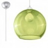 Luminária Suspensa BALL Verde/Cromado IP20 Cabo Ajustável 1x E27 Sem Lâmpada - SOL-SL.0254 - 8445152078057