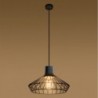 Luminária Suspensa NELSON Preto/Gris IP20 Cabo Ajustável 1x E27 Sem Lâmpada - SOL-SL.0287 - 8445152079139