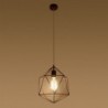 Luminária Suspensa GASPARE Cobre IP20 Cabo Ajustável 1x E27 Sem Lâmpada - SOL-SL.0289 - 8445152078613