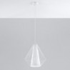 Luminária Suspensa DEMI Branco IP20 Cabo Ajustável 1x E27 Sem Lâmpada - SOL-SL.0297 - 8445152078248