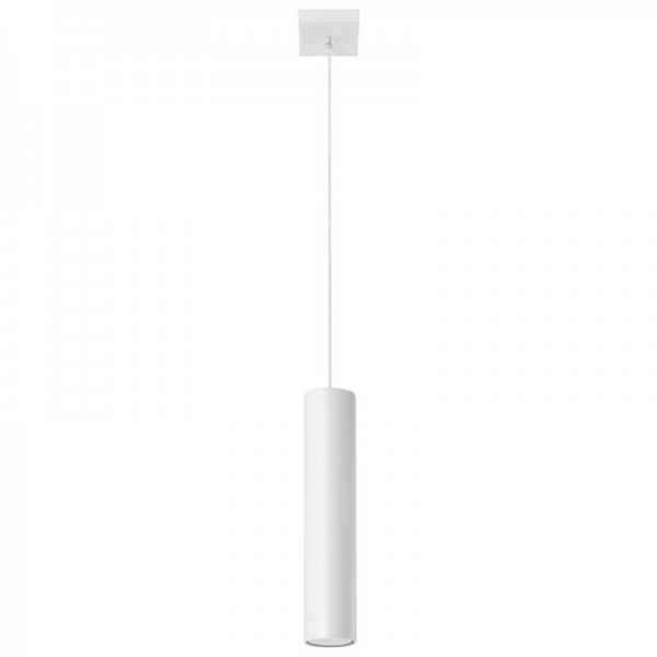 Luminária Suspensa LAGOS Branco IP20 Cabo Ajustável 1x GU10 Sem Lâmpada - SOL-SL.0323 - 8445152078767