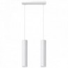 Luminária Suspensa LAGOS Branco IP20 Cabo Ajustável 2x GU10 Sem Lâmpada - SOL-SL.0324 - 8445152078774