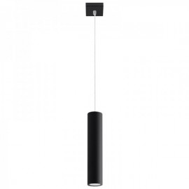 Luminária Suspensa LAGOS Preto IP20 Cabo Ajustável 1x GU10 Sem Lâmpada - SOL-SL.0327 - 8445152078798