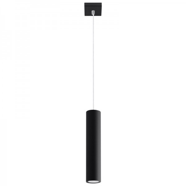 Luminária Suspensa LAGOS Preto IP20 Cabo Ajustável 1x GU10 Sem Lâmpada - SOL-SL.0327 - 8445152078798