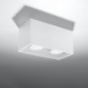 Luminária de Teto QUAD Branco IP20 2x GU10 Sem Lâmpada - SOL-SL.0380 - 8445152081200