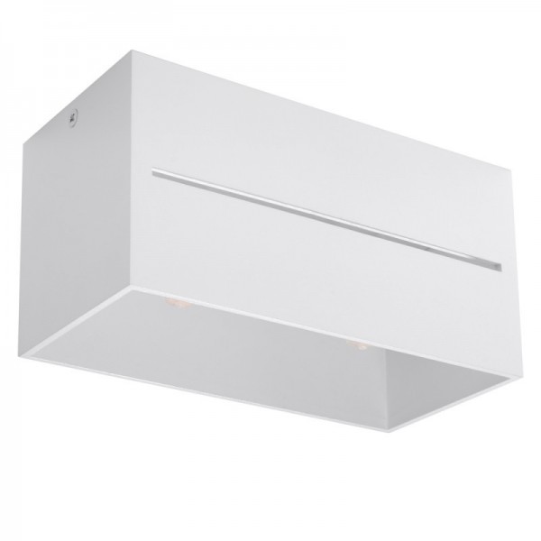 Luminária de Teto LOBO Branco IP20 2x GU10 Sem Lâmpada - SOL-SL.0383 - 8445152080371