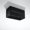 Luminária de Teto LOBO Preto IP20 2x GU10 Sem Lâmpada - SOL-SL.0384 - 8445152080418