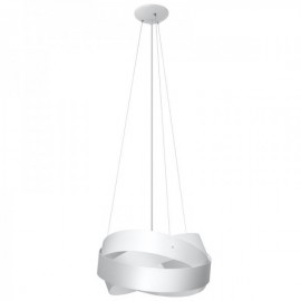 Luminária Suspensa MOBIUS Branco IP20 Cabo Ajustável 1x E27 Sem Lâmpada - SOL-SL.0413 - 8445152079092