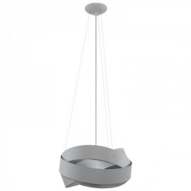 Luminária Suspensa MOBIUS Cinzento IP20 Cabo Ajustável 1x E27 Sem Lâmpada - SOL-SL.0414 - 8445152079108