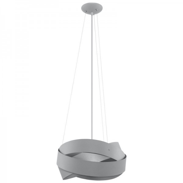 Luminária Suspensa MOBIUS Cinzento IP20 Cabo Ajustável 1x E27 Sem Lâmpada - SOL-SL.0414 - 8445152079108