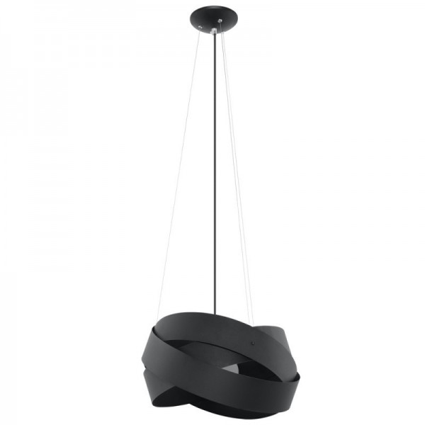 Luminária Suspensa MOBIUS Preto IP20 Cabo Ajustável 1x E27 Sem Lâmpada - SOL-SL.0415 - 8445152079115