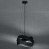 Luminária Suspensa MOBIUS Preto IP20 Cabo Ajustável 1x E27 Sem Lâmpada - SOL-SL.0415 - 8445152079115