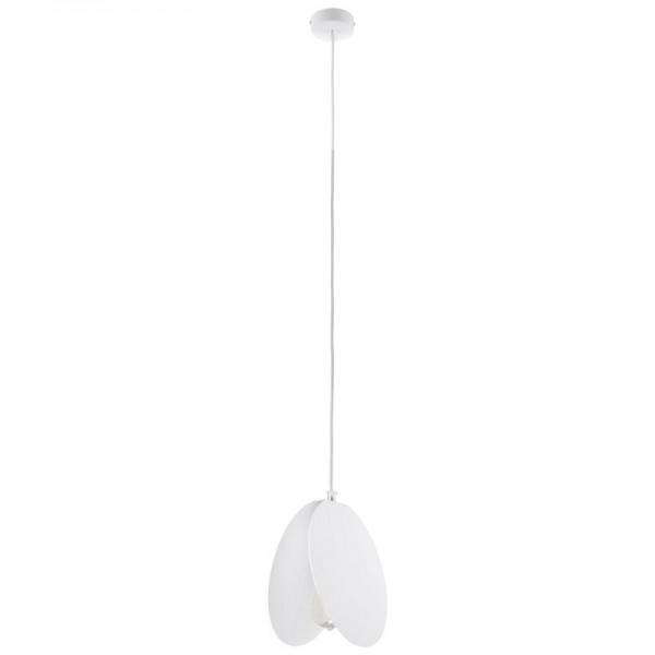 Luminária Suspensa NAZARIA Branco IP20 Cabo Ajustável 1x E27 Sem Lâmpada - SOL-SL.0432 - 8445152079122