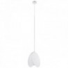 Luminária Suspensa NAZARIA Branco IP20 Cabo Ajustável 1x E27 Sem Lâmpada - SOL-SL.0432 - 8445152079122