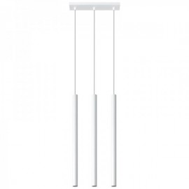 Luminária Suspensa PASTELO Branco IP20 Cabo Ajustável 3x G9 Sem Lâmpada - SOL-SL.0466 - 8445152079269