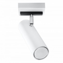 Luminária de Teto DIREZIONE Branco IP20 Abajur Orientável 1x GU10 Sem Lâmpada - SOL-SL.0495 - 8445152079931