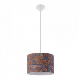 Luminária Suspensa TAJ MultiColoured IP20 Cabo Ajustável 1x E27 Sem Lâmpada - SOL-SL.0551 - 8445152079443