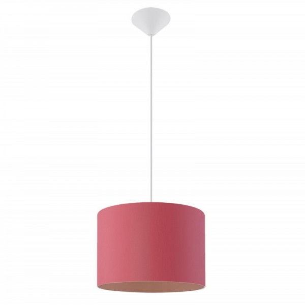 Luminária Suspensa Vermelho MultiColoured IP20 Cabo Ajustável 1x E27 Sem Lâmpada - SOL-SL.0554 - 8445152079375