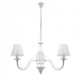 Luminária Suspensa MINERWA ABAZUR Branco IP20 3x E14 Sem Lâmpada - SOL-SL.0558 - 8445152078972