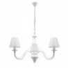 Luminária Suspensa MINERWA ABAZUR Branco IP20 3x E14 Sem Lâmpada - SOL-SL.0558 - 8445152078972