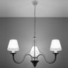 Luminária Suspensa MINERWA ABAZUR Branco IP20 3x E14 Sem Lâmpada - SOL-SL.0558 - 8445152078972