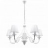 Luminária Suspensa MINERWA ABAZUR Branco IP20 5x E14 Sem Lâmpada - SOL-SL.0559 - 8445152078989